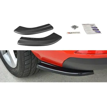 Tuning Splittery zadní, boční Škoda Rapid Spaceback 2012- černý lesklý plast