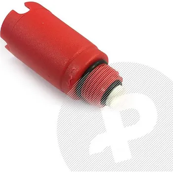 Vodovodní potrubí ELP PPr zátka 1/2" s odvzdušněním červená 77299