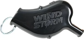 Píšťalka pro rozhodčího Storm Windstorm plastová černá