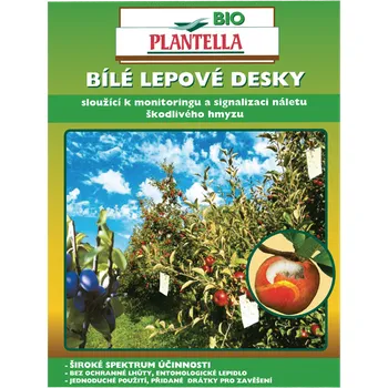 Pesticid Plantella BIO lepové desky bílé 10 ks