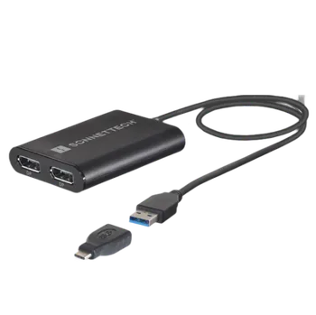 Video kabel Sonnet DisplayLink Dual DisplayPort Adapter for M1 Macs - USB3-DDP4K