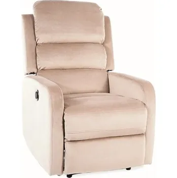 Obývací stěna Čalouněné křeslo rozkládací PEGY velvet béžová