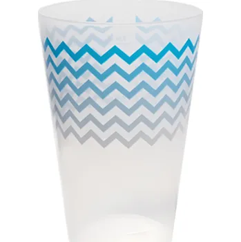 Jednorázové nádobí INJETON PLAST Vratný "Párty" kelímek 0,5 l s potiskem modrá