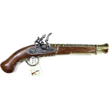 Replika zbraně Pistole - trombón (zlatá)