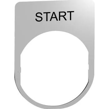 SCHN ZBYM2303 Kovový štítek s popisem