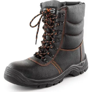 Pracovní obuv Canis CXS Obuv CXS TOPAZ S3 poloholeňová s ocelovou špicí, zateplená 234000280043 Černá 43