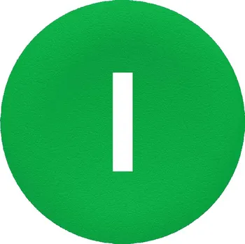 vypínač SCHN ZBA331 Hmatník se symbolem lícující - zelený