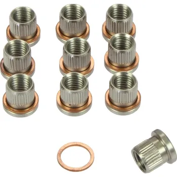 Nářadí pro automobil Condor vložka závitová M9x1,25 do brzdových třmenů s Cu podložkou, do sady 100-03126, sada 10 ks - 100-03525