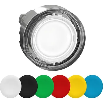 Stavebniny SCHN ZB4BA98 Ovládací hlavice stiskací prosvětlená- 6 čoček