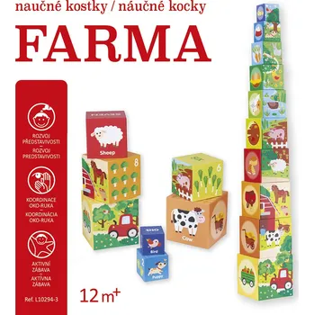 Desková hra Farma naučné kostky/náučné kocky