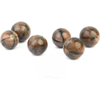 Přírodní kámen Křížový kámen (chiastolit) hladká koule