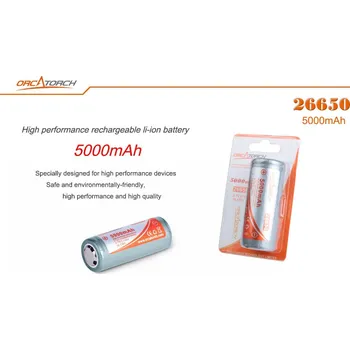 Powerbanka Baterie Orcatorch 26650 5000 mAh