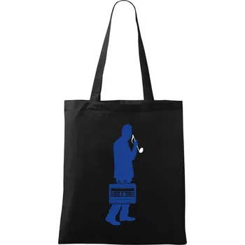 Nákupní taška Sound Collector - Taška bavlněná - 42 x 38 cm ( Černá )