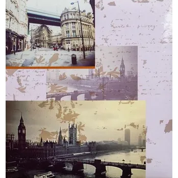 Fotoalbum FOTOALBUM KD-46200 CAPITALS 2 HNĚDÉ