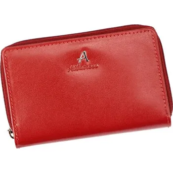 Peněženka Tříoddílová kožená peněženka Albatross LW11 + RFID červená