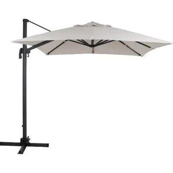 Slunečník Brafab Záhradný slnečník závesný LINZ 300x300 - béžová khaki