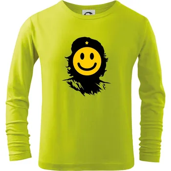 Dětská móda Che Smiley - Triko dětské Long Sleeve - 122 cm/6 let ( Limetková )