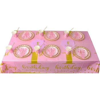 Party dekorace Holčička 1st Birthday párty set