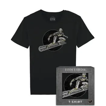 Pánské tričko Page Life Ester Ledecká, Jonáš Ledecký SNB černé