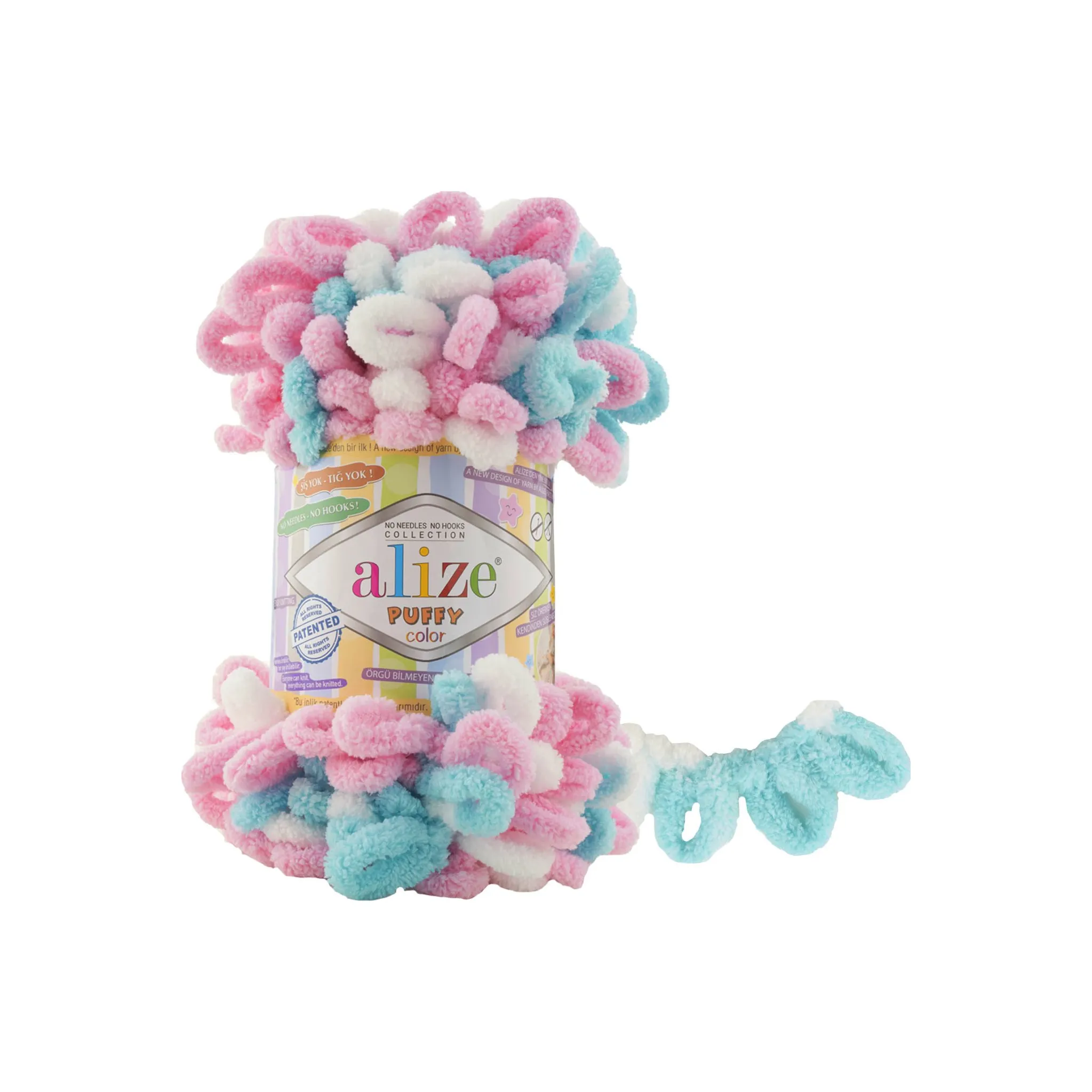 Fotografie 1 - Příze Alize Puffy Color 6377