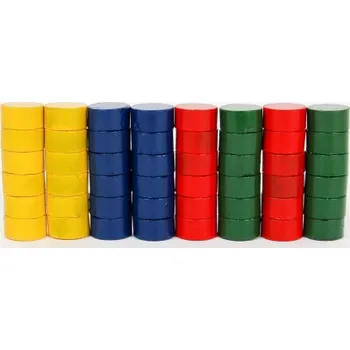 Dekorativní magnet Fandy Magnety 10 mm 48 ks barevné