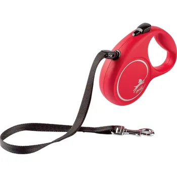 Vodítko pro psa flexi Samonavíjecí šňůrové vodítko Fun Special, vel. M, 5 m (červená)