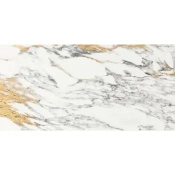 Dlažba Dlažba imitace mramoru ULTRA GLOSS BARROQUE WHITE 120X120 cm