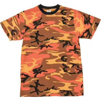 Pánské tričko Triko oranžové maskování Orange Camo MMB Vyberte velikost: S
