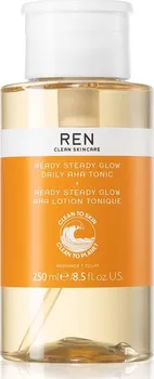 pleťová voda REN Clean Skincare Radiance exfoliační čisticí tonikum s AHA kyselinami 250 ml