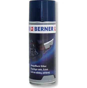 Autolak Berner Lak na výfuky sprej 400 ml stříbrný