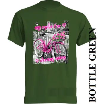 detske-levne-bavlnene-tricko-potisk-kolo Barva: Bottle green - lahvově zelená, velikost: 164