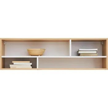 police Police nástěnná,120 PIXEL PX-12 dub piškotový/bílá/šedá