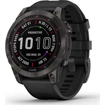 Garmin Fenix 6X Solar TitaniumGrayDLC/Black Band (MAP/Music) - Zbozi.cz