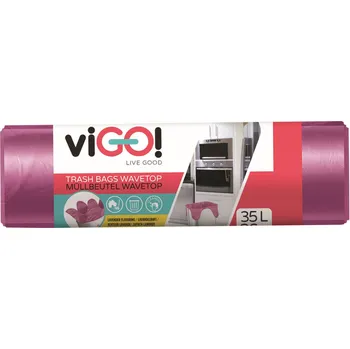 Pytle na odpadky viGO Pytle na odpadky levandule 35 l 26 ks