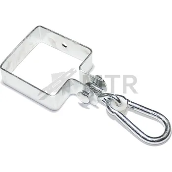 Zahradní houpačka MTR Objímka houpačková s karabinou čtvercová