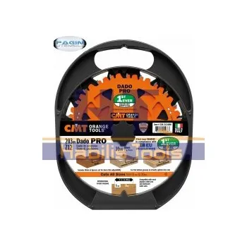 Pilový kotouč CMT SADA drážkovacích kotoučů DADO PRO D203x6,2-20 d30 Z12 HW