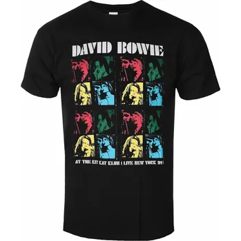 Oblečení a móda Tričko metal pánské David Bowie - Kit Kat Klub - ROCK OFF - BOWPTS01MB - S