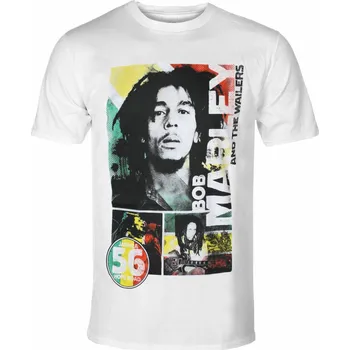 Pánské tričko Tričko metal pánské Bob Marley - 56 Hope Road Rasta - ROCK OFF - BMATSP21MW - XXL