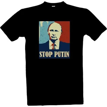Tričko s potiskem Stop Putin pánské