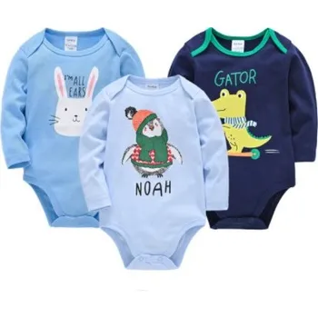 Kojenecké body - chlapecké mix (3 ks) Varianta: Kombinace 6, Věk: 0-3 měsíce