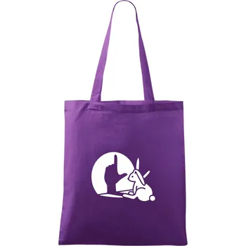 Zajíc stín loser - Taška bavlněná - 42 x 38 cm ( Fialová )