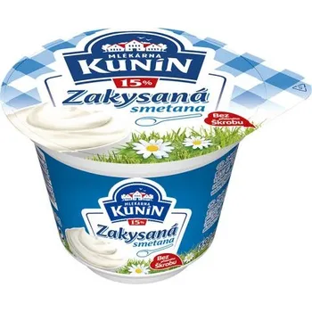 Mlékárna Kunín Zakysaná smetana 15% 190 g