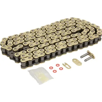 Řetězová sada pro motocykl JT-Chain Anglie 122 čl. řetěz JT typ 428HPO černo-zlatý