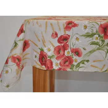 ubrus Axin Trading s.r.o. Ubrus 90x90 motiv vlčí máky