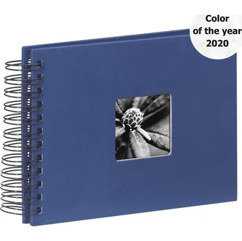 Fotoalbum Hama album klasické spirálové FINE ART 24x17 cm, 50 stran, modré