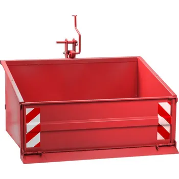 Zahradní traktor DEMA Zadní přepravní kontejner 1200 S červený