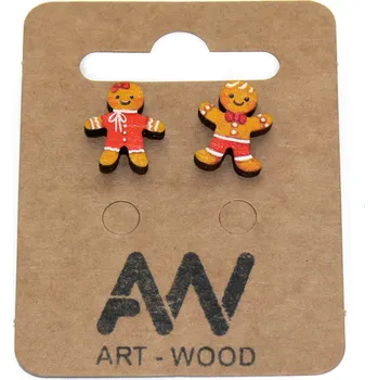 Náušnice art-wood.cz Náušnice - perníčky