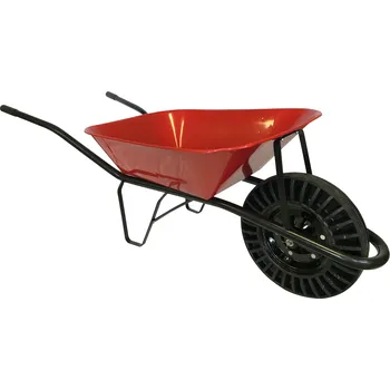 Kolečko HTI STAVEBNÍ KOLEČKO 60L BANTAM KS36 ČERVENÁ KORBA