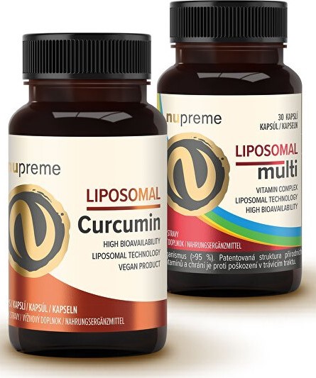 Nupreme Liposomal Curcumin 30cps Liposomal Multi 30 cps od 725 Kč