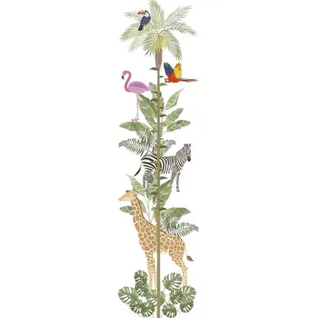 Tapeta Marburg Omyvatelná dětská tapeta metr TROPICKÁ ZVÍŘATA na stěnu Zvolte rozměr: 53 cm x 270 cm